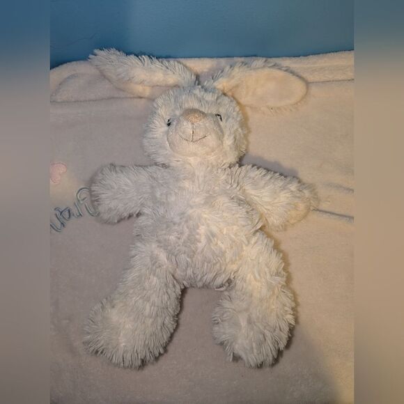 First Impressions White Rabbit Stuffed Animal Pre-owned - Picture 7 of 8